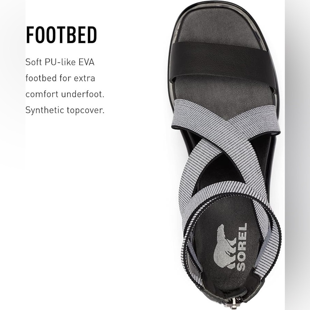 SOREL Joanie III Sport Strap Wedge Sandal - Picture 11 of 13